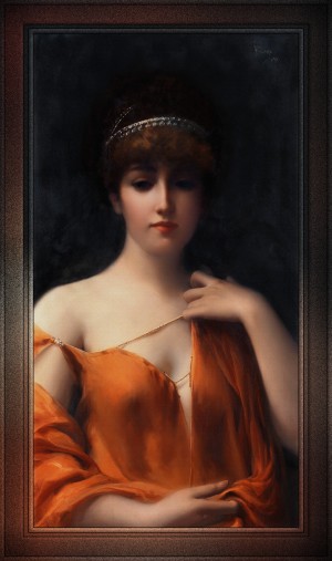 A Classical Beauty by Luis Ricardo Falero Fine Art Old Masters Reproduction